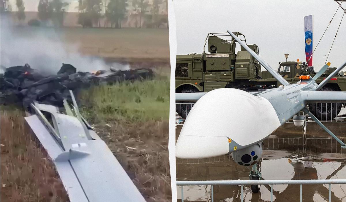 20 октября над Курщиной сбили российский аналог "Байрактара"/ коллаж УНИАН, wikipedia.org, кадр из видео 20 октября над Курщиной сбили российский аналог "Байрактара"/ коллаж УНИАН, wikipedia.org, кадр из видео