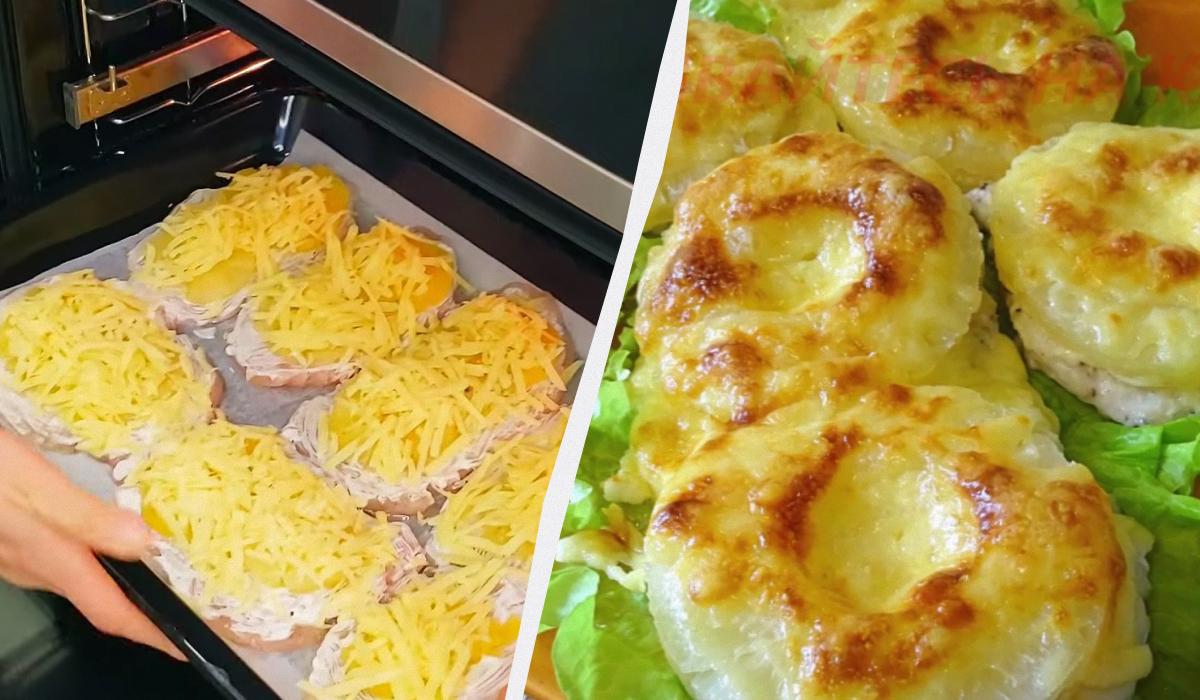 Відбивні з курячого філе в духовці з ананасами / колаж УНІАН, скріншот YouTube Відбивні з курячого філе в духовці з ананасами / колаж УНІАН, скріншот YouTube