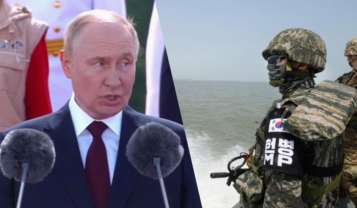 Путин может получить нового противника в лице Южной Кореи / коллаж УНИАН, скриншот, фото REUTERS Путин может получить нового противника в лице Южной Кореи / коллаж УНИАН, скриншот, фото REUTERS