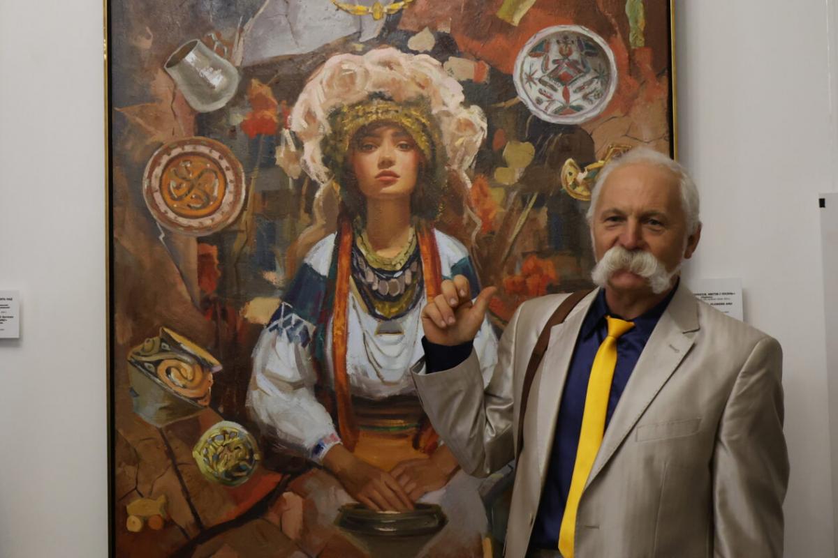У Вінниці презентували мистецький проєкт 'Україна крізь віки' народного художника Володимира Козюка У Вінниці презентували мистецький проєкт 'Україна крізь віки' народного художника Володимира Козюка