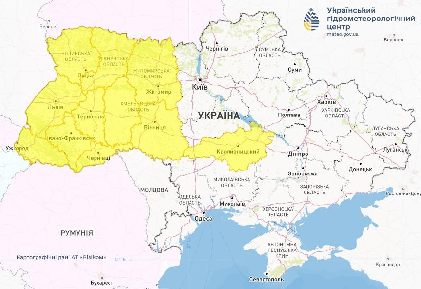 Вночі та вранці 26 жовтня в Україні буде туман / фото Укргідрометцентр Вночі та вранці 26 жовтня в Україні буде туман / фото Укргідрометцентр