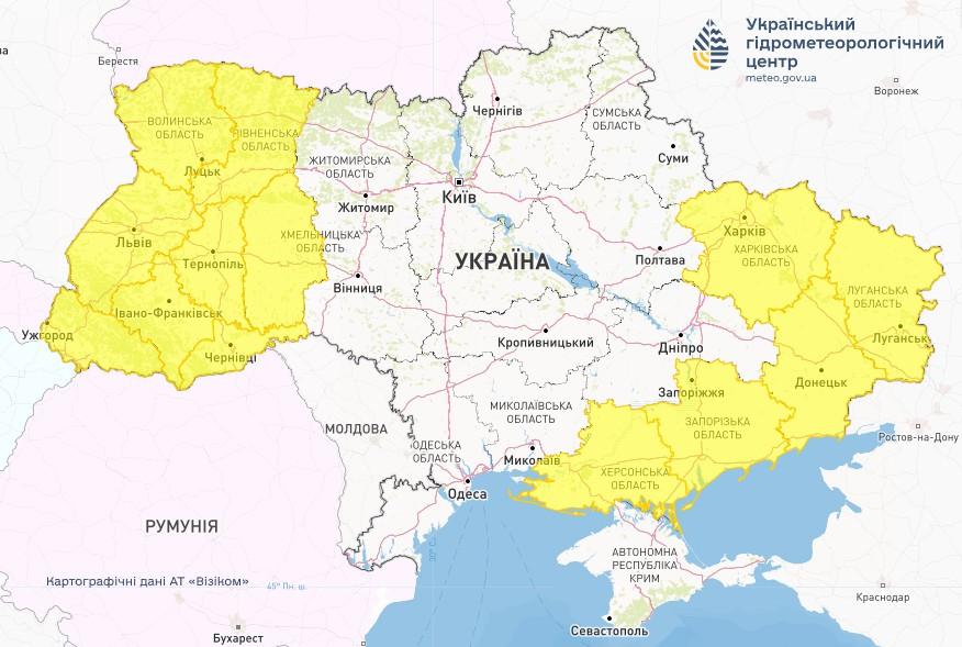 29 жовтня в Україні буде туман / фото Укргідрометцентр 29 жовтня в Україні буде туман / фото Укргідрометцентр