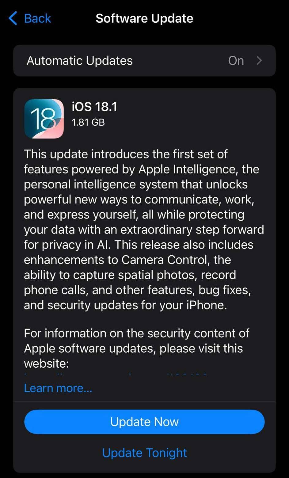 iPhone отримали оновлення з першими ШІ-функціями, але є нюанс iPhone отримали оновлення з першими ШІ-функціями, але є нюанс