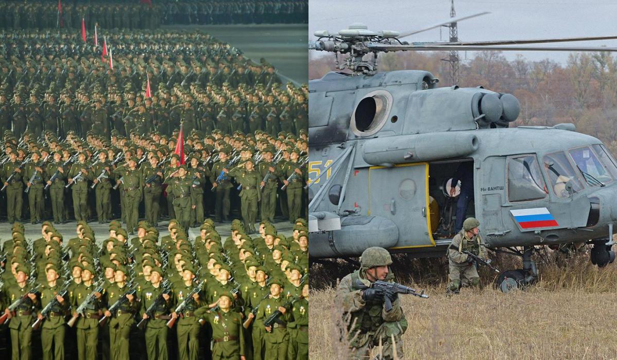 КНДР готується до збільшення кількості військ у Росії / колаж УНІАН, фото REUTERS, wikimedia.org