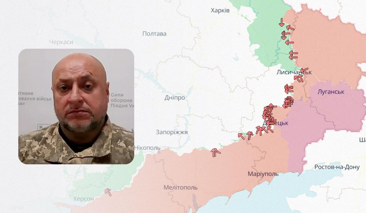 Владислав Волошин рассказал о сиутации на юге Украины / коллаж УНИАН, фото DeepState, скриншот Владислав Волошин рассказал о сиутации на юге Украины / коллаж УНИАН, фото DeepState, скриншот