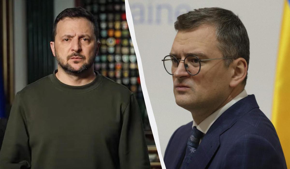Кулеба был уверен, что Зеленский никуда не уедет/ коллаж УНИАН, фото УНИАН, скриншот Кулеба был уверен, что Зеленский никуда не уедет/ коллаж УНИАН, фото УНИАН, скриншот