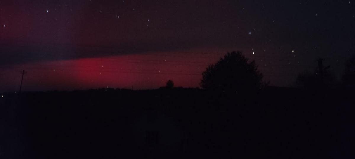 Фото Полярне сяйво побачили в Україні 08 жовтня 2024