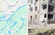 Росіяни скинули на Херсон авіабомби: у місті багато поранених, серед них - діти (відео)