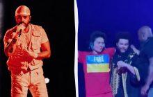 Просто під час концерту The Weeknd на сцену вибіг проукраїнський активіст (відео)