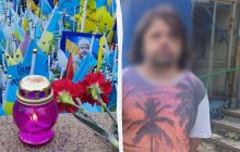 Мужчина в центре Киева "обкладывал" матами патриотов и уже поплатился (фото, видео)