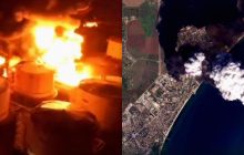 Удар по нефтебазе в Феодосии: появились первые спутниковые снимки