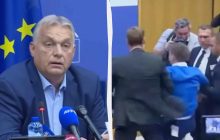 "Он продался Путину": венгерский политик громко сорвал выступление Орбана (видео)