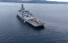 Корвет "Гетман Иван Мазепа" вышел в море на ходовые испытания (видео)