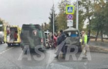 В оккупированном Луганске взорвался автомобиль предположительно с военными РФ (видео)