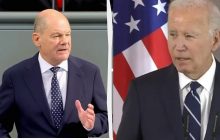 "Путин просчитался, он не сможет выдержать эту войну": Шольц во время встречи с Байденом