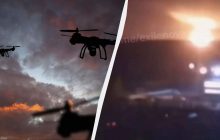 Россию массово атаковали беспилотники, на заводе ВПК в Дзержинске был взрыв (видео)