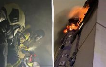 Київ атакували "шахеди": в одному з районів горить будинок (фото)