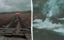Уничтожено укрытие россиян: в ВСУ показали, как американская техника работает на Курщине (видео)