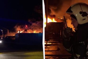 Удар дронами по РФ и мощный пожар на нефтебазе: россияне выдали интересные детали (фото)