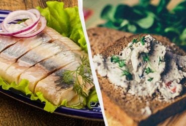 На вкус почти как икра: элементарная намазка на хлеб из селедки