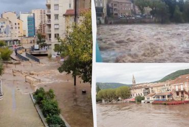 Це абсолютно неймовірно: Францію затопили екстремальні зливи (відео)