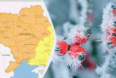 До кінця тижня оголошено ІІ рівень небезпеки: заморозки скують всю Україну (карта)