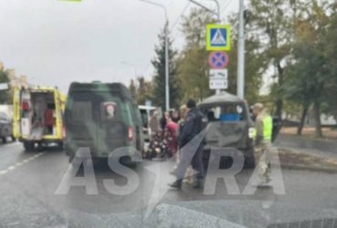 В окупованому Луганську вибухнув автомобіль імовірно з військовими РФ (відео)