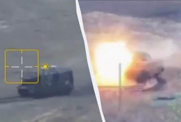 Тепла зустріч: таврійські десантники відбили штурм окупантів з колоною техніки (відео)