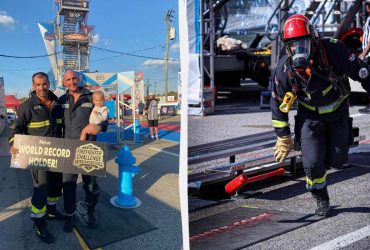 Украинский спасатель установил мировой рекорд: чем он поразил (фото)