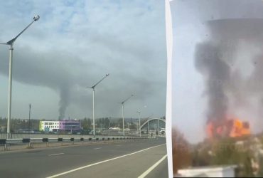 У окупованому Луганську бавовна: від ранку детонує на території військової частини (відео)