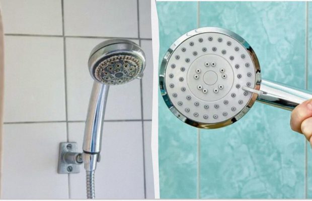 Вапняний наліт з лійки для душу відвалиться сам: потрібно замочити її в цьому розчині