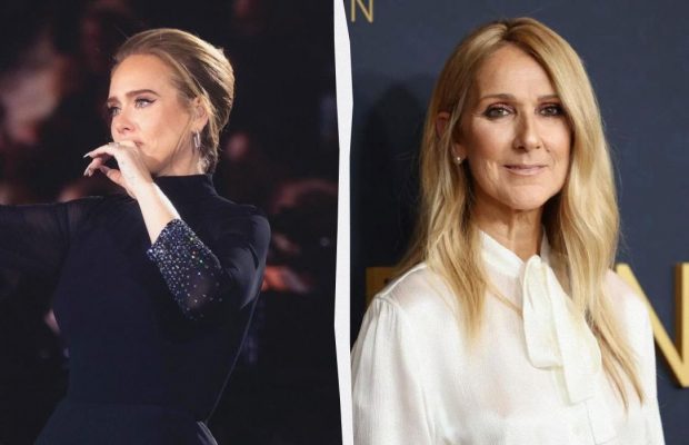 Важкохвора Селін Діон розплакалася просто під час концерту Адель (відео)