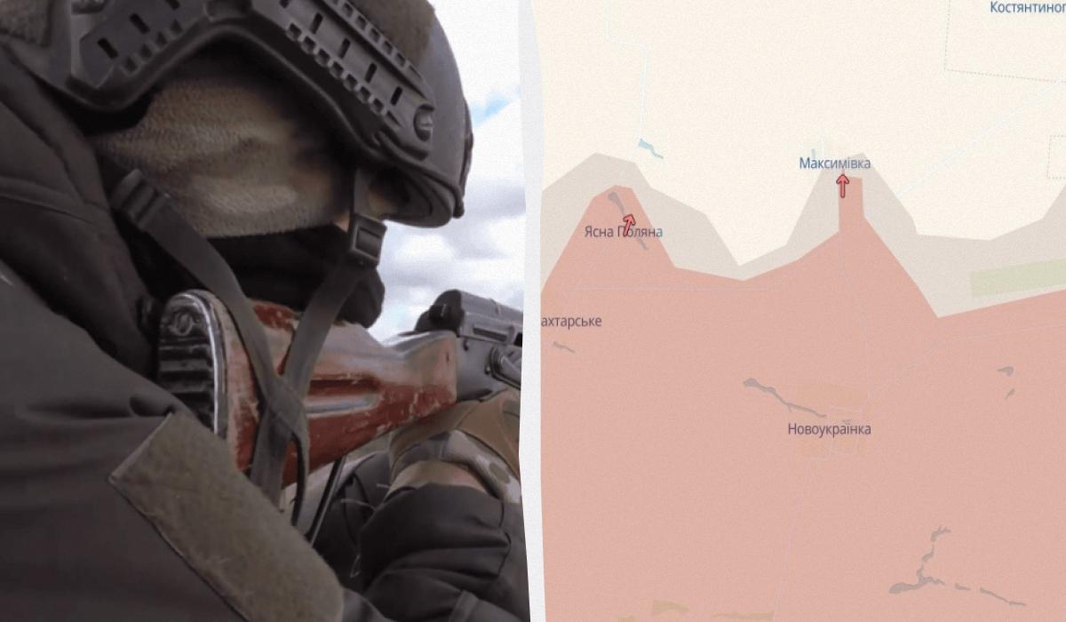 Російські військові окупували Ясну Поляну на Донеччині / колаж УНІАН, скриншот відео, DeepState Російські військові окупували Ясну Поляну на Донеччині / колаж УНІАН, скриншот відео, DeepState
