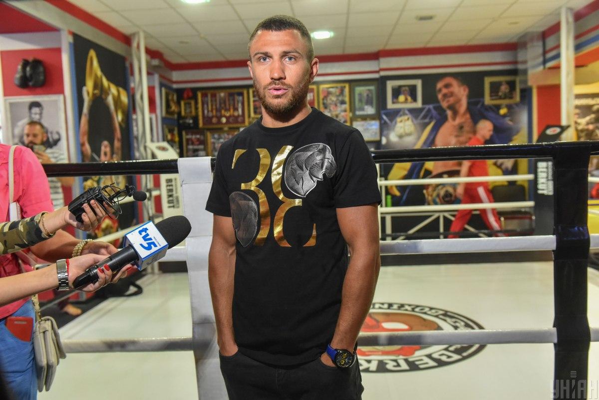 Vasyl Lomachenko ended his boxing career / photo UNIAN