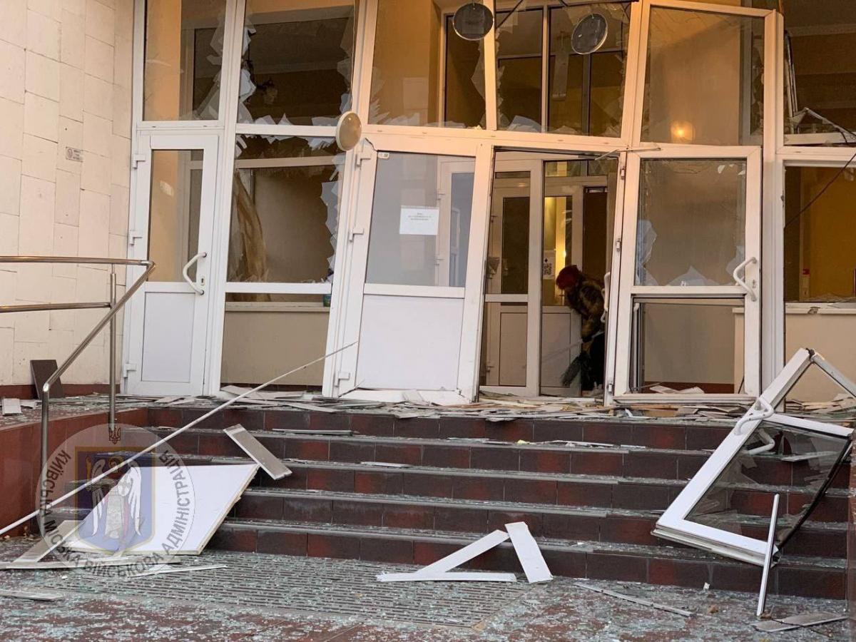 Дрони знову атакували Київ / КМВА Дрони знову атакували Київ / КМВА