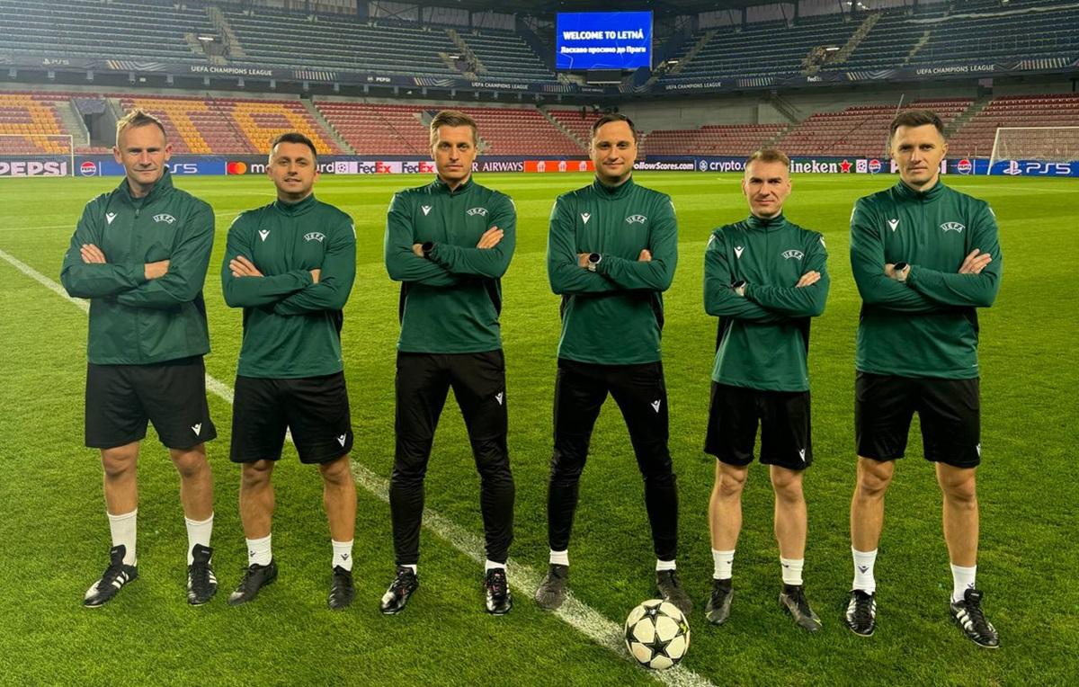 Бригада арбитров состоит только из украинцев / фото - UEFA Бригада арбитров состоит только из украинцев / фото - UEFA