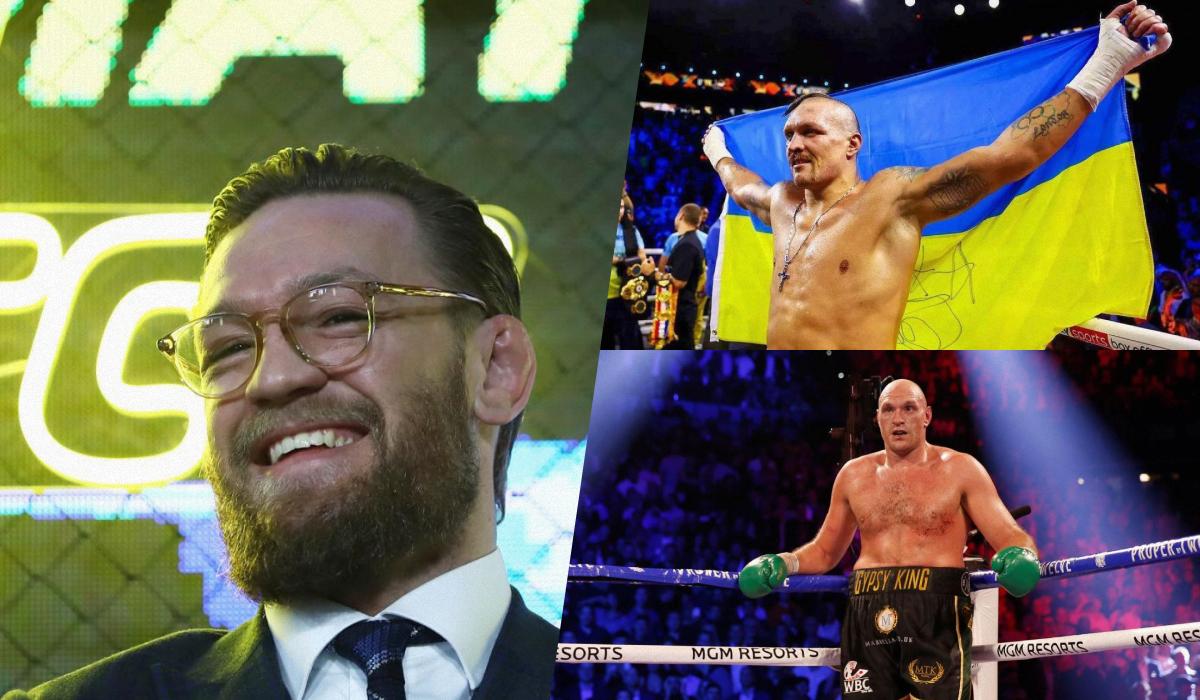 Боєць зазначив, що Ф'юрі для нього був фаворитом у першому поєдинку / Колаж УНІАН, фото - REUTERS, instagram.com/andriyshevchenko