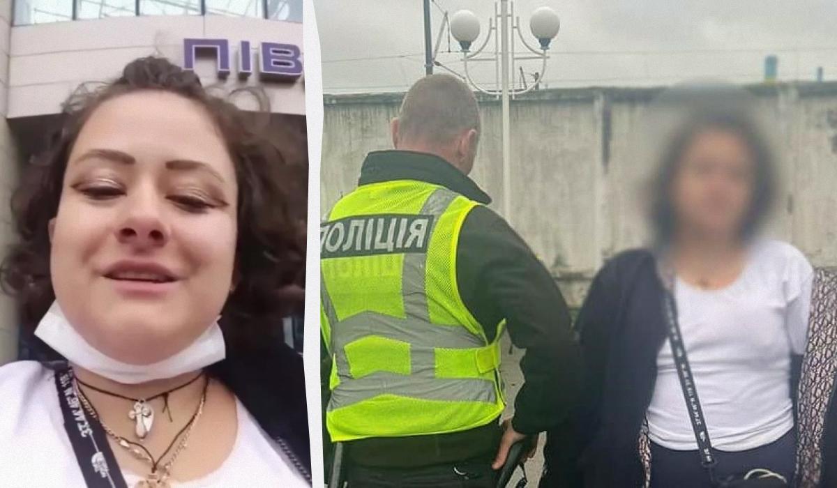 Девушке грозит до восьми лет тюрьмы / коллаж УНИАН, фото полиции Киева, скриншот Девушке грозит до восьми лет тюрьмы / коллаж УНИАН, фото полиции Киева, скриншот