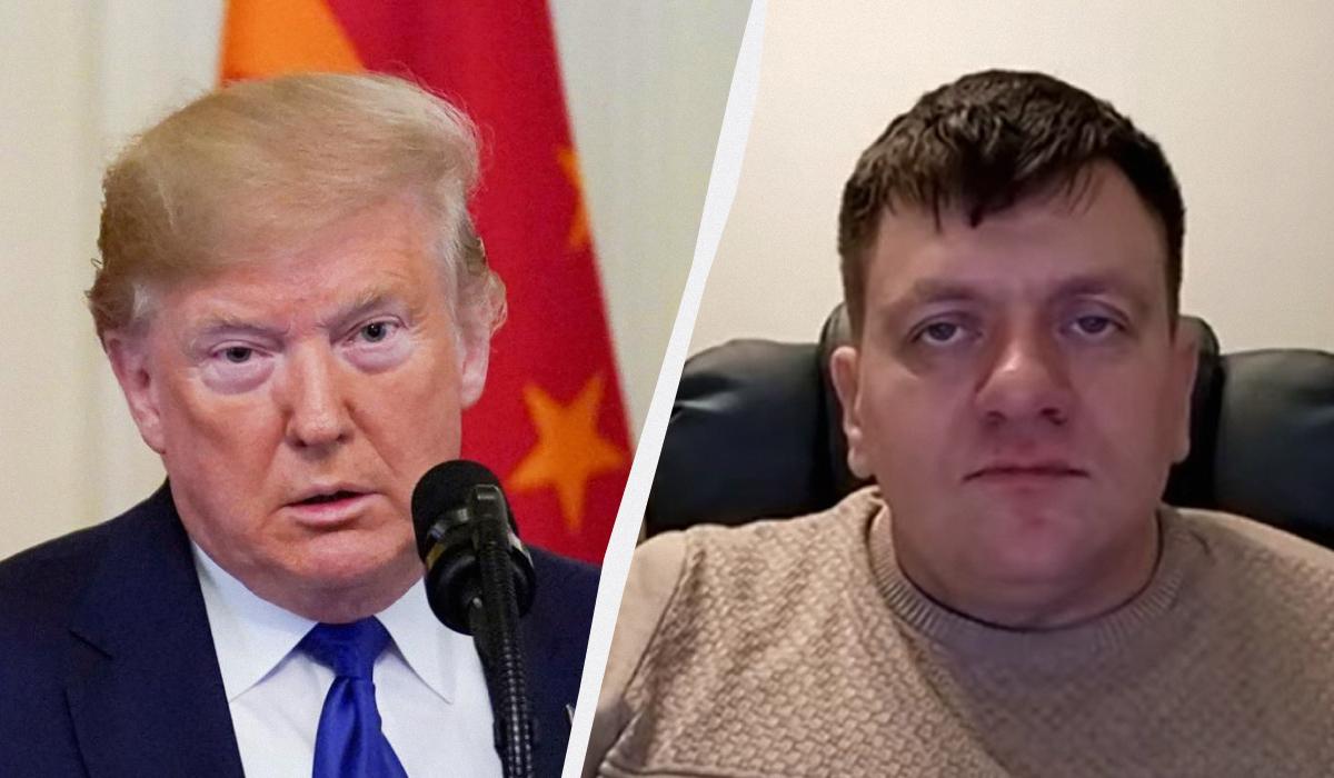 Военный обозреватель Денис Попович рассказал, чем Трамп может торговать на переговорах с Путиным / коллаж УНИАН, фото REUTERS, кадр из видео Военный обозреватель Денис Попович рассказал, чем Трамп может торговать на переговорах с Путиным / коллаж УНИАН, фото REUTERS, кадр из видео