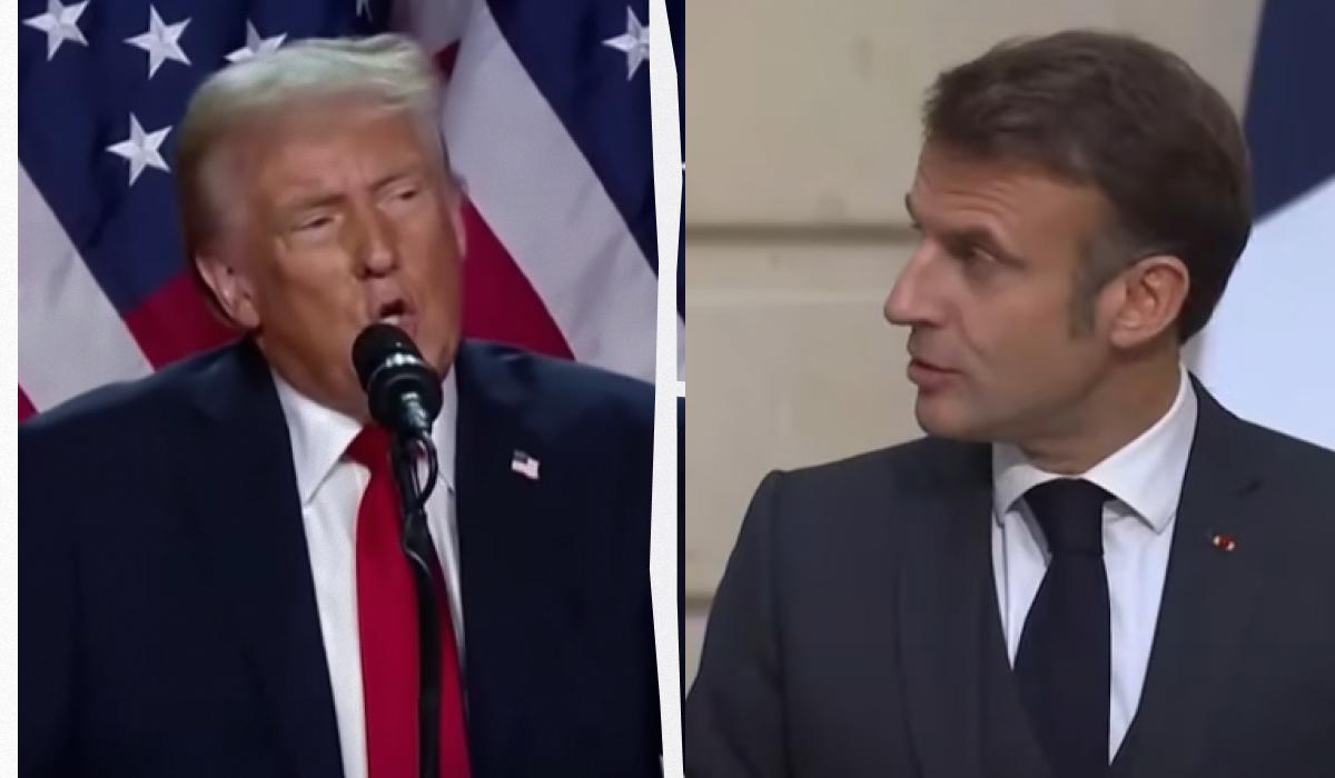Макрон обратился к европейским лидерам после победы Трампа / Коллаж УНИАН, скриншоты Макрон обратился к европейским лидерам после победы Трампа / Коллаж УНИАН, скриншоты