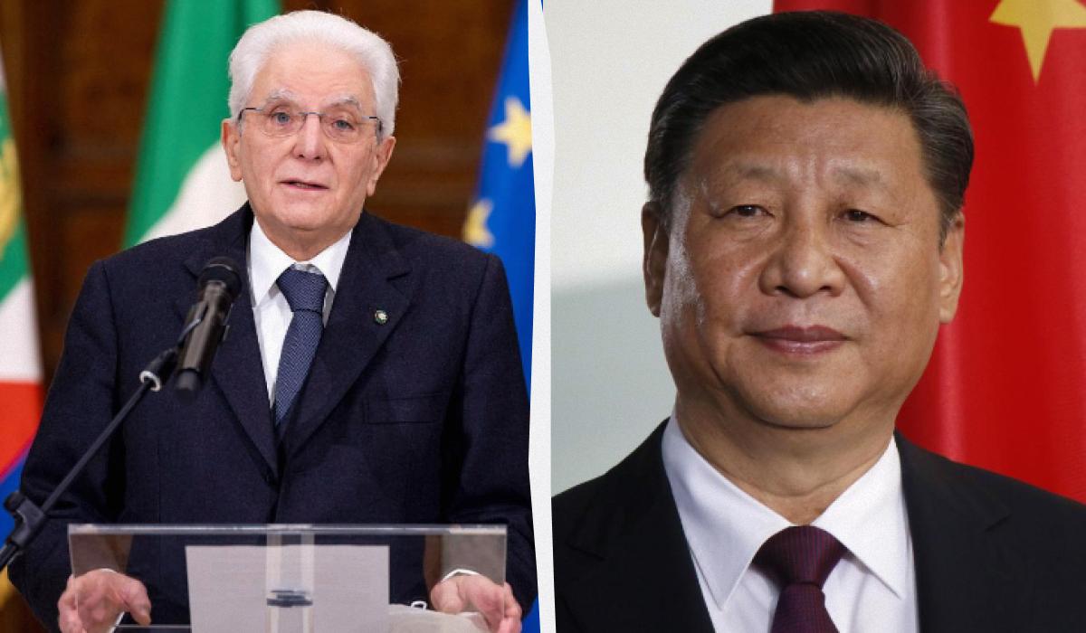 Sergio Mattarella went to meet Xi Jinping / UNIAN collage with photos by REUTERS and ua.depositphotos.com