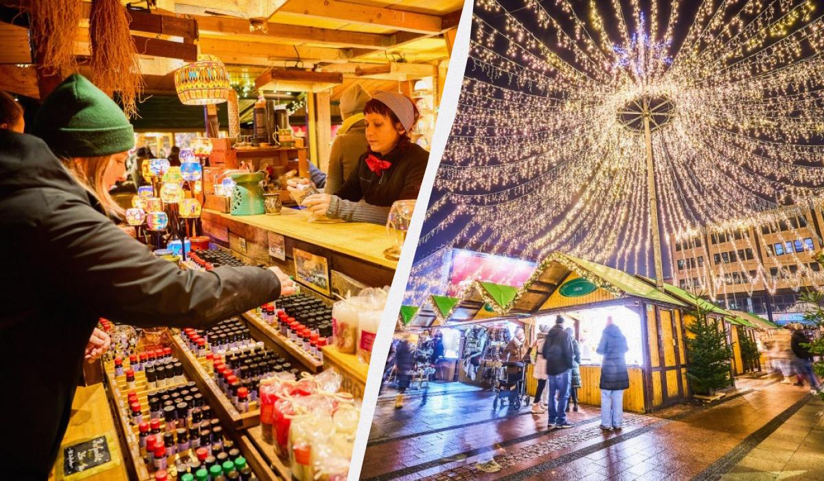 The Christmas market in Essen, Germany, was named the most ecological / UNIAN collage, photo visitessen.de / Christian Deutscher