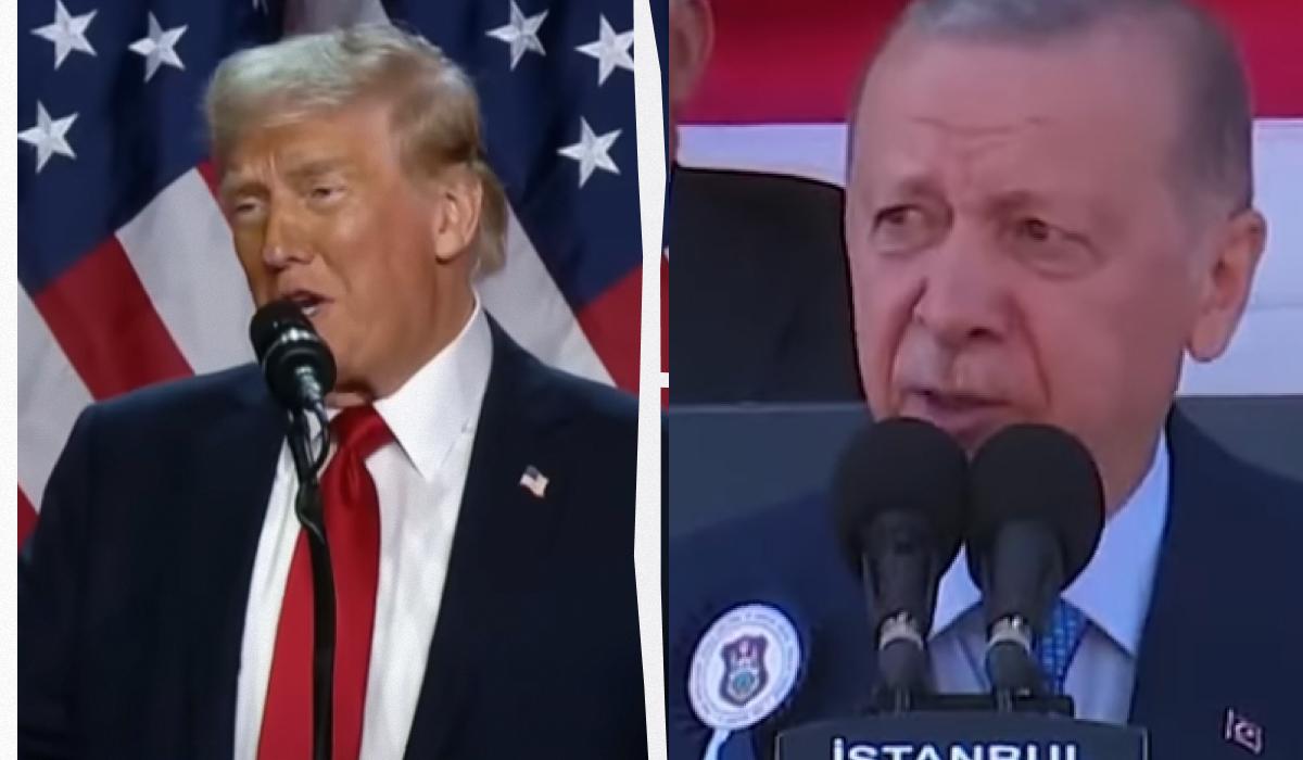 Ердоган каже, що разом з Трампом можуть "легко покласти край" війні в Україні / Колаж УНІАН, скріншоти Ердоган каже, що разом з Трампом можуть "легко покласти край" війні в Україні / Колаж УНІАН, скріншоти