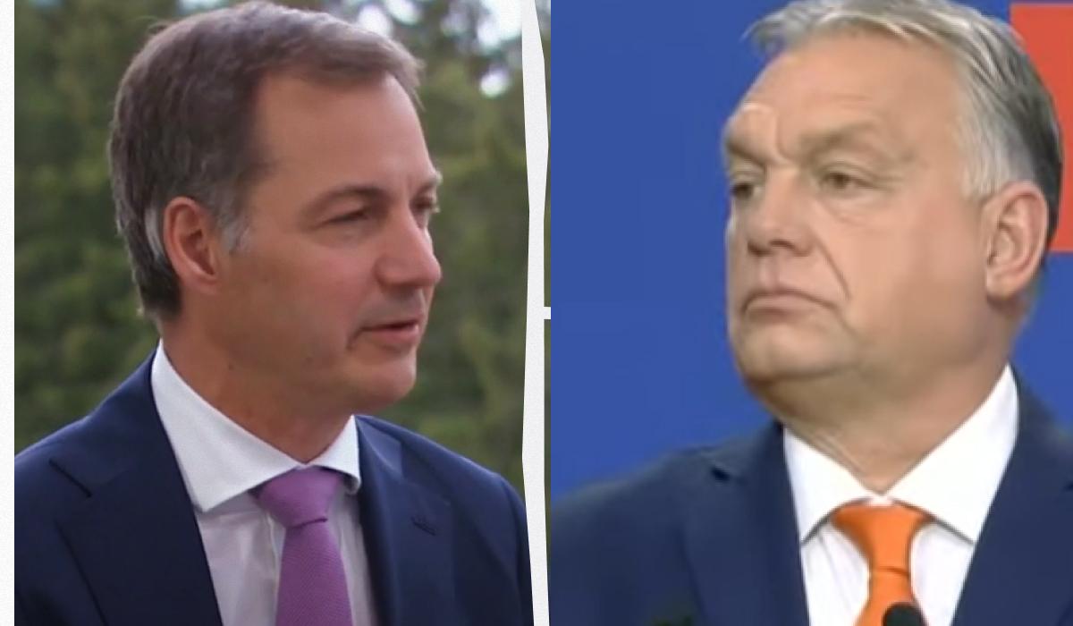 Премьер Бельгии опроверг слова Орбана о войне в Украине / Коллаж УНИАН, скриншоты Премьер Бельгии опроверг слова Орбана о войне в Украине / Коллаж УНИАН, скриншоты