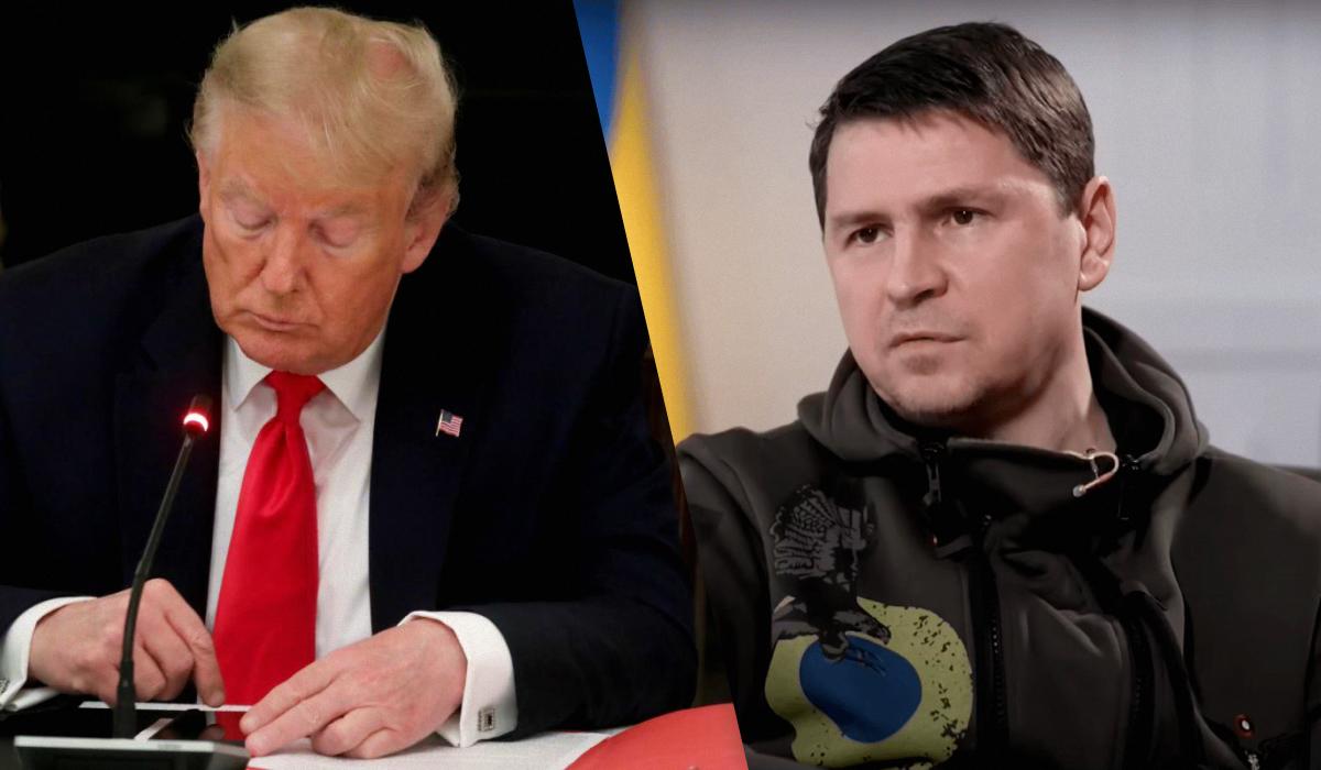 Подоляк объяснил, почему Трамп не станет поддерживать инициативы Путина / коллаж УНИАН, фото REUTERS, скриншот Подоляк объяснил, почему Трамп не станет поддерживать инициативы Путина / коллаж УНИАН, фото REUTERS, скриншот