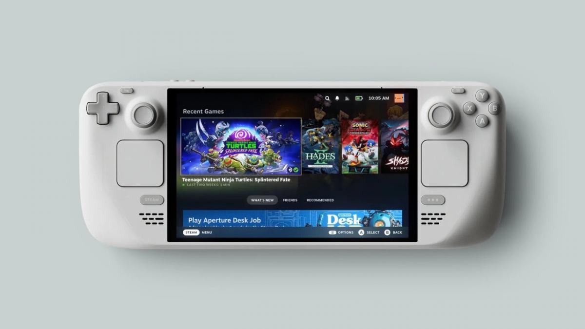 Представлено лімітований Steam Deck OLED у білому кольорі / фото Valve Представлено лімітований Steam Deck OLED у білому кольорі / фото Valve