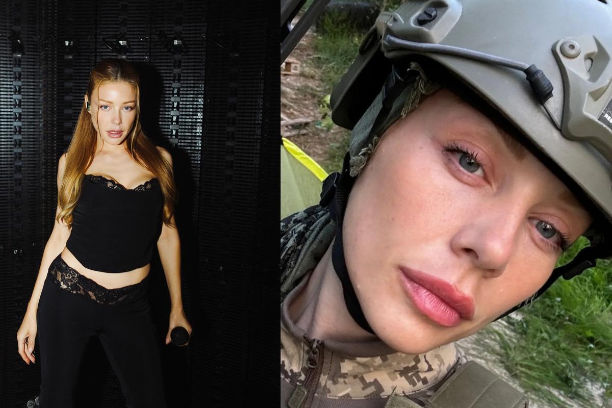 Tina Karol showed new photos with weapons / UNIAN collage