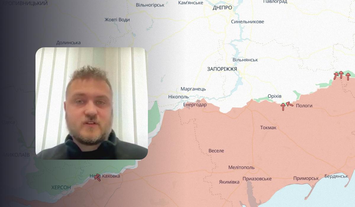Андрей Коваленко прокомментировал ситуацию на юге Украины / коллаж УНИАН, фото DeepState, кадр из видео Андрей Коваленко прокомментировал ситуацию на юге Украины / коллаж УНИАН, фото DeepState, кадр из видео