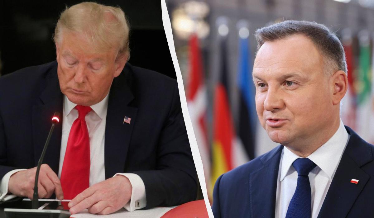 Дуда збирається поговорити з Трампом / колаж УНІАН, фото European Union, REUTERS Дуда збирається поговорити з Трампом / колаж УНІАН, фото European Union, REUTERS