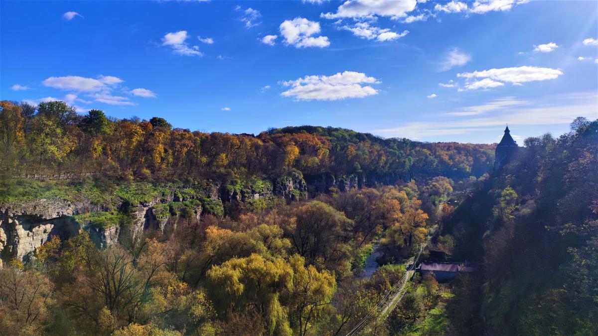 Смотрицький каньйон у Кам'янець-Подільську / фото Марина Григоренко